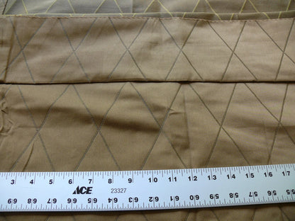 3yard Coraggio Textile Fabric from Italy Highest Quality Brown Thick Diamond MSRP USD 300+/yard