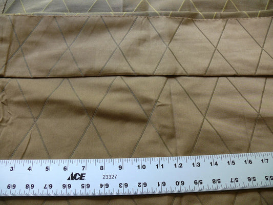 3yard Coraggio Textile Fabric from Italy Highest Quality Brown Thick Diamond MSRP USD 300+/yard