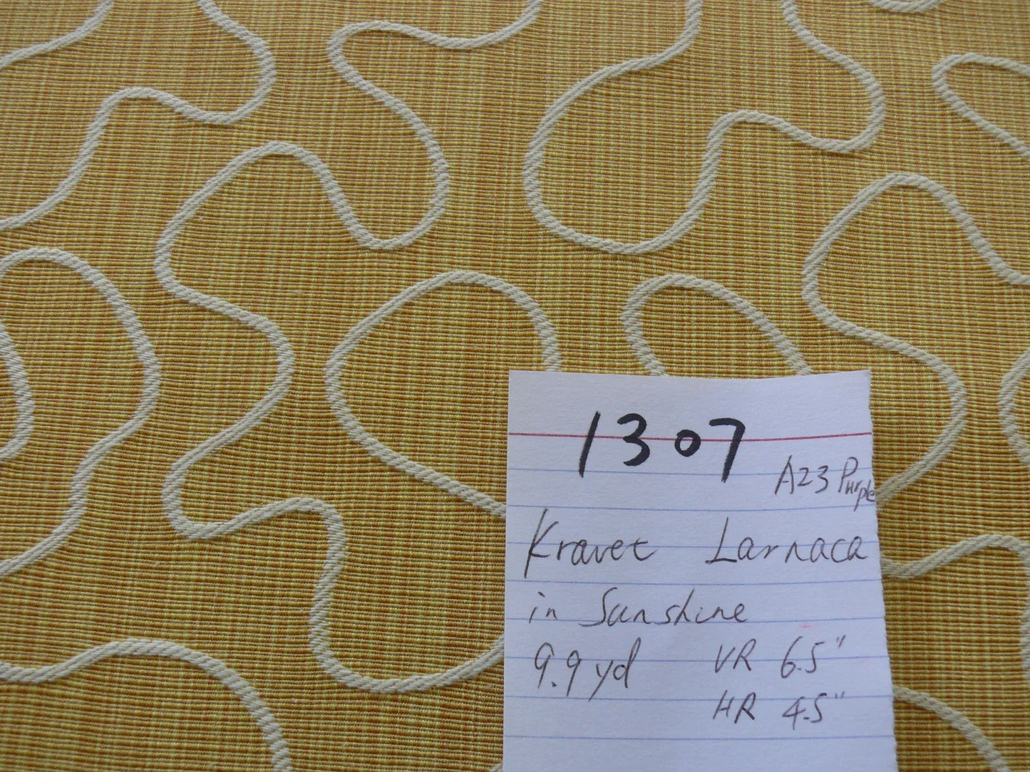 By yard Kravet Larnaca Sunshine Doodle Fabric Calico Corners MSRP USD79.80/y