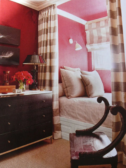 Scalamandre Gilles Stripe Teal Blue Gold Jade Classy Silk Linen Jacquard Heavy Stripe MSRP278/y