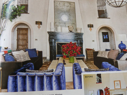 By Yard Scalamandre Constantin Velvet Outremer Blue Old World Weavers Shimmering Heavy MSRP USD 398/Y