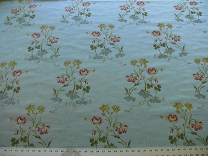 Brunschwig &amp; Fils Antoinette Woven Lampas Powder Blue 89719-206