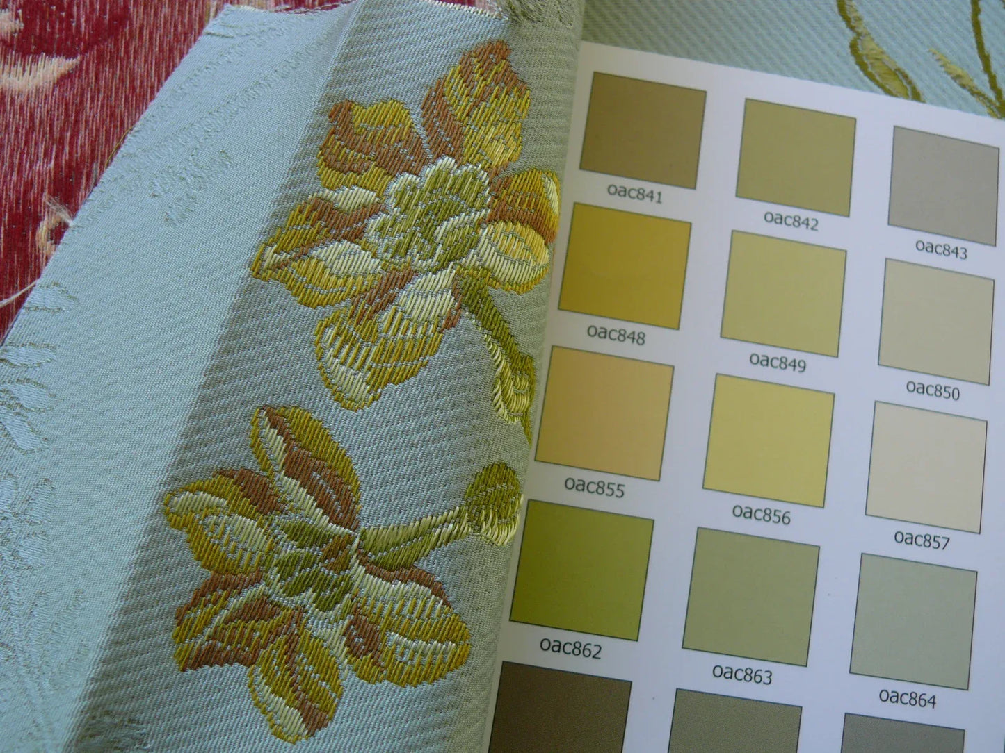 Brunschwig &amp; Fils Antoinette Woven Lampas Powder Blue 89719-206