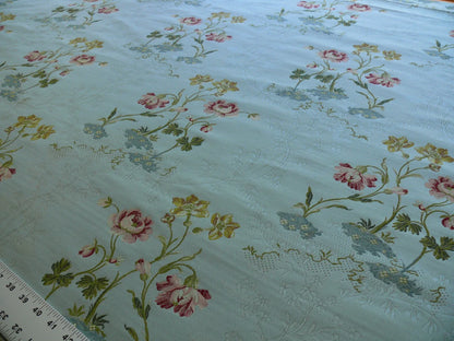 Brunschwig &amp; Fils Antoinette Woven Lampas Powder Blue 89719-206