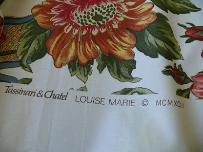 By yard Tassinari and Chatel Louise Marie French Court Print Cotton MSRP USD 424/y