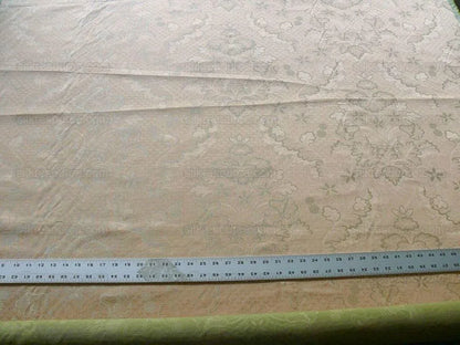 Scalamandre "villa Lante Unito" Lampas Floral Salmon 3.6y