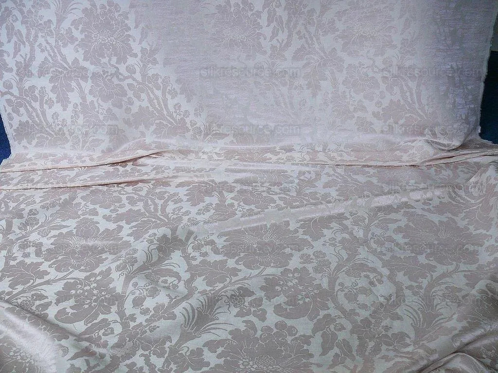 Bty Ralph Lauren Clarissa Damask Camellia Pale Pink Peony Blossom MSRP USD 311/Yard