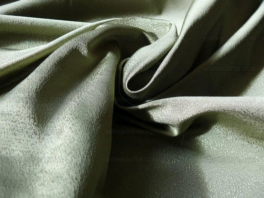 By yard Lee Jofa Staccato Silk Weave Olivet Demure Green Speckled Texture Silk MSRP USD198/y