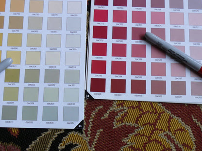 Clarence House Chinon Tapestry Pom &amp; Lotus Acanthus Flora Noir MSRP USD 396/Y