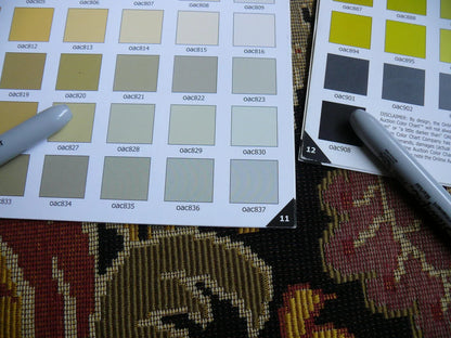 Clarence House Chinon Tapestry Pom &amp; Lotus Acanthus Flora Noir MSRP USD 396/Y