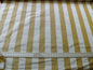4.125Y Scalamandre Silk Tafetta  White and Taupe Stripe A15G MSRPUSD 460/y