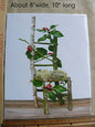 Flower Chair Christmas Holly  Art Installation and Photograph Print Christmas Holly  8x10 inches