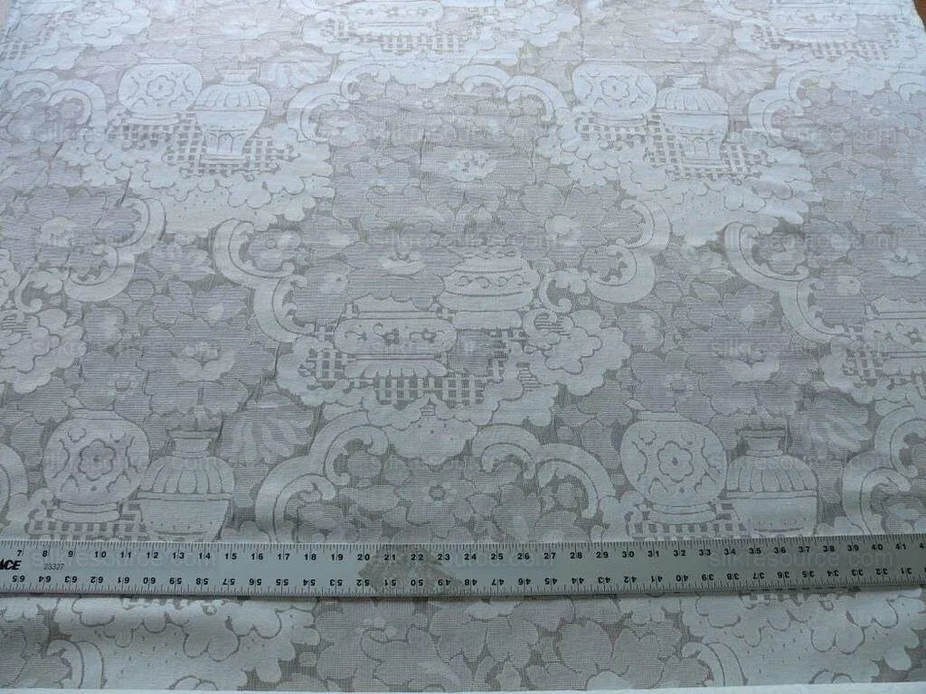 Madras Lace From Scotland Floral Vase Ivory White MSRP USD 100++/Y