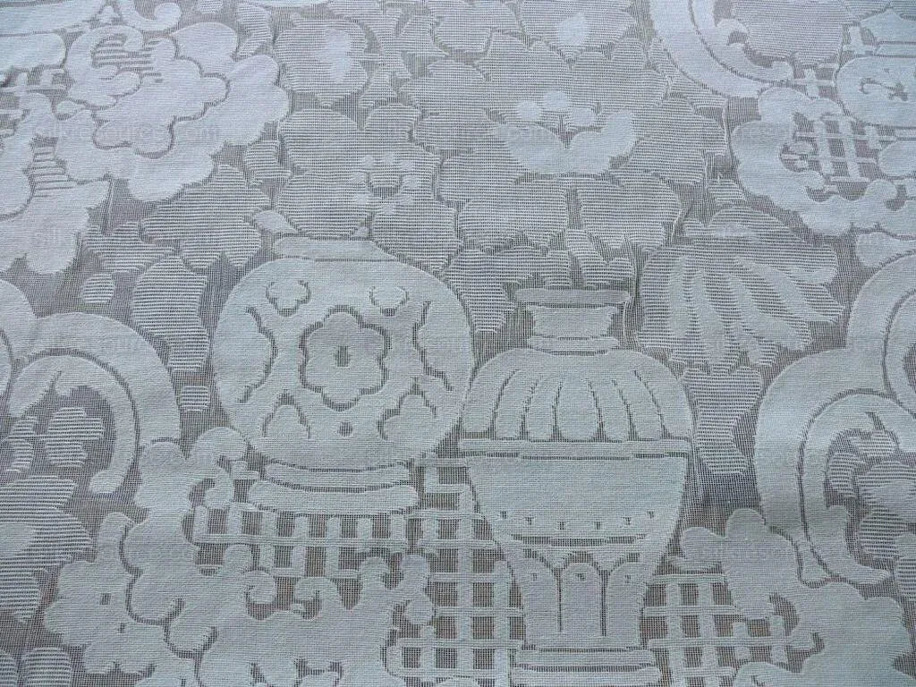 Madras Lace From Scotland Floral Vase Ivory White MSRP USD 100++/Y