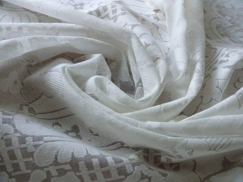 Madras Lace From Scotland Floral Vase Ivory White MSRP USD 100++/Y