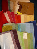 33 pieces Scalamandre Shangri-la Silk Dupioni Taffeta Assorted Colors MSRP USD 158Y