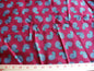 Italian Silk Twill Paisley Burgundy Red Blue Print 1yard x 42" High End Shirting (Copy)