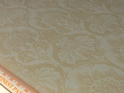 5.5y Single Roll Scalamandre Virtuoso Wheat Wallpaper Renaissance Damask MSRP USD 152