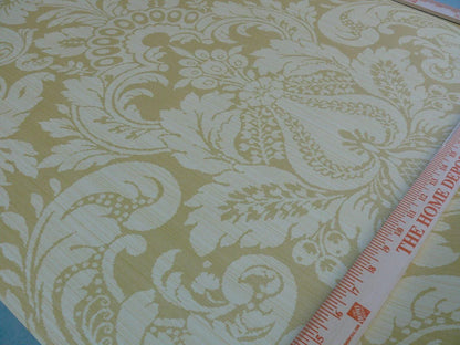 High End Wallpape Scalamandre "daphne  Classic Gold" Renaissance Damask Strie MSRP USD 174/single Roll  Old World Weavers