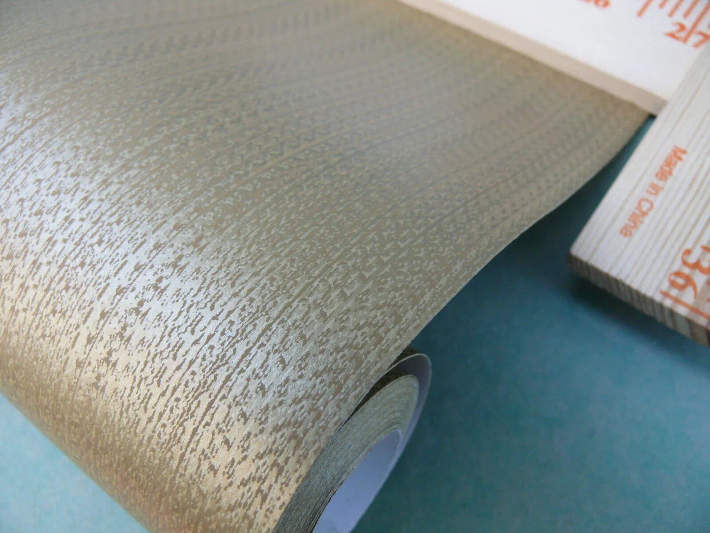 Aria Strie Burnished Gold Wallpaper Scalamandre 5 Yards Single Roll MSRP USD 126/single Roll