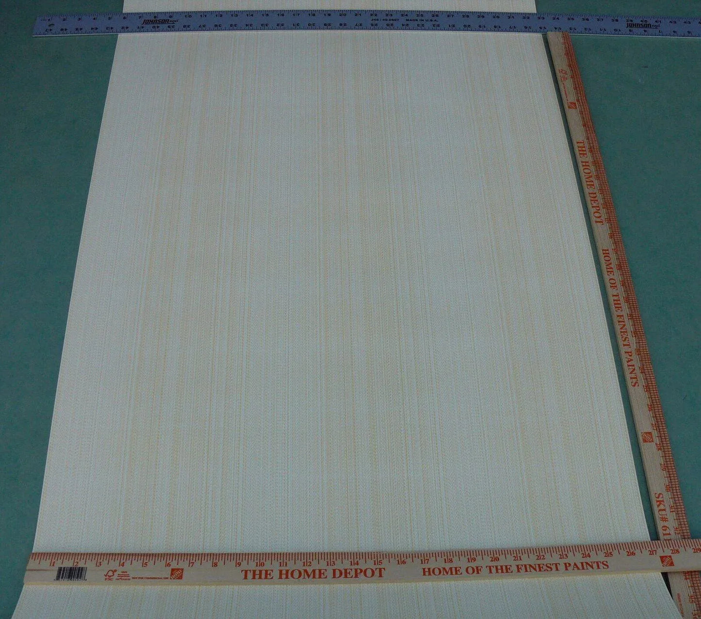 Aria Strie Cornsilk Yellow Light Gold Wallpaper Scalamandre Single Roll 5 Yards MSRP USD 126/single Roll