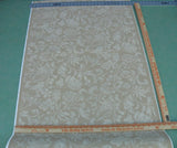 High End Wallpaper Scalamandre Tamira Fresco Crewel Sunflower Grapes Rose Artichoke Tan MSRP USD 88/single Roll Old World Weavers