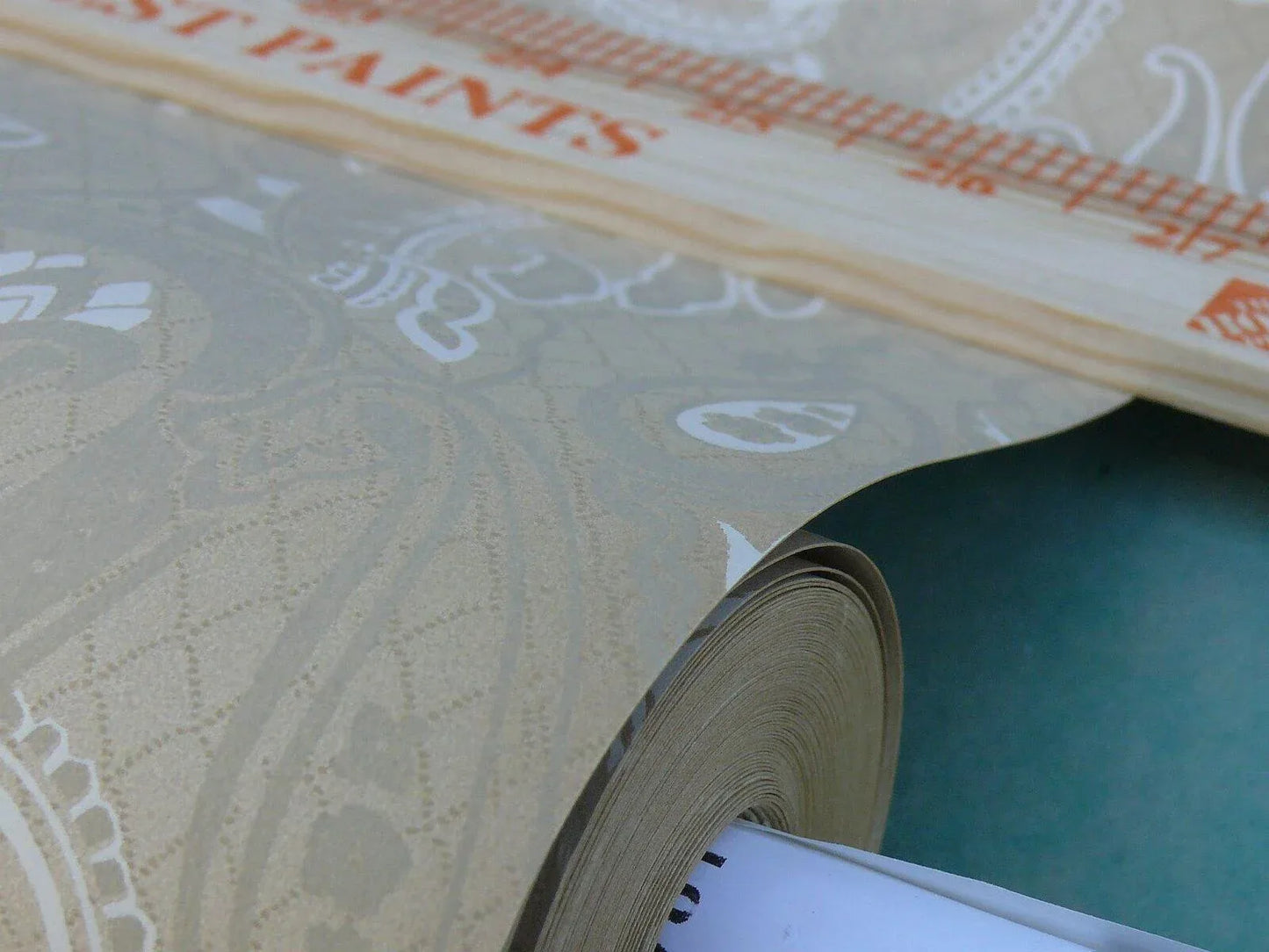 Scalamandre Old World Weavers High End Wallpaper Belluno Sepia Renaissance Lace Damask Tan MSRP USD 146/single Roll