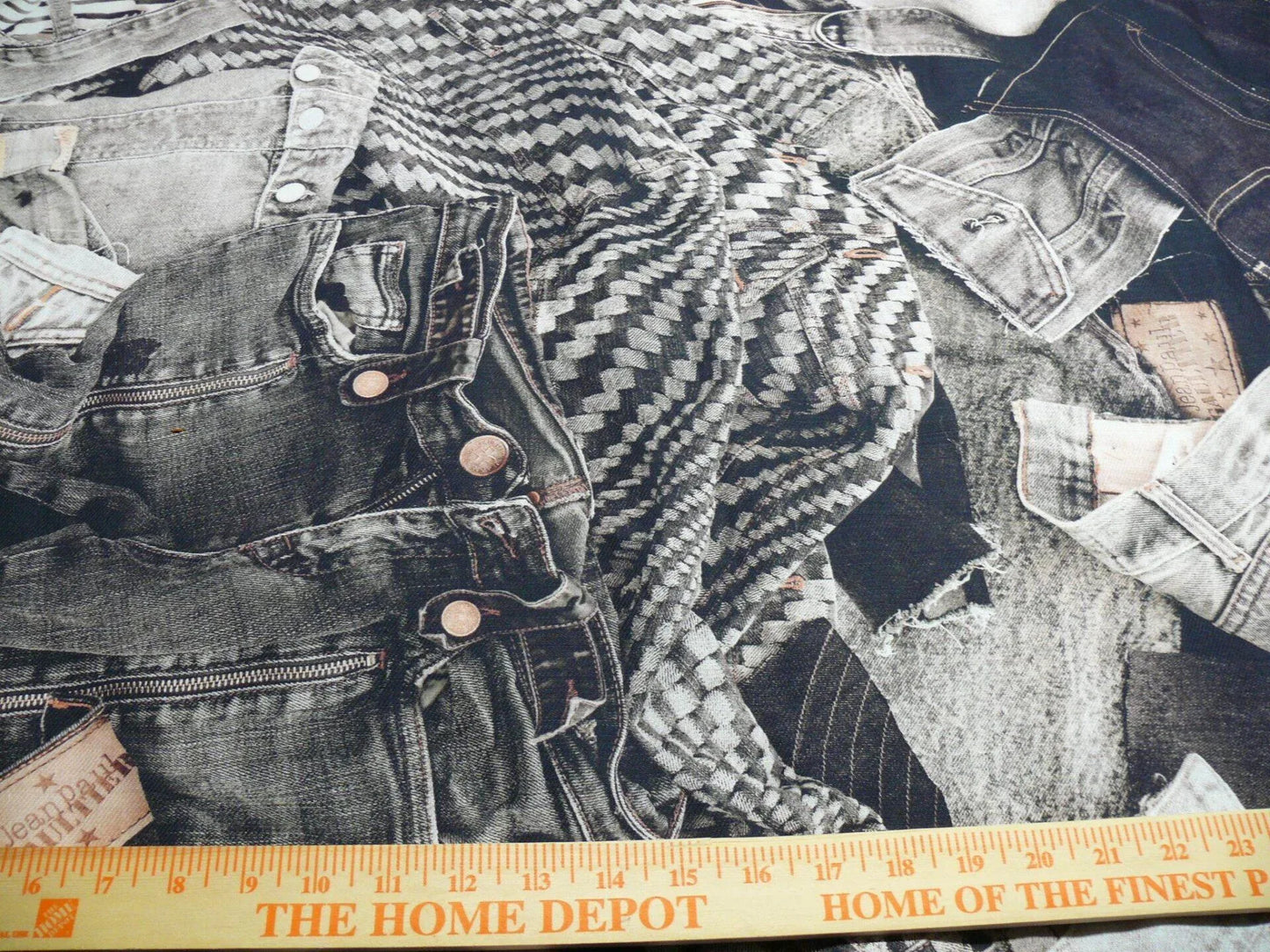 15d 1.25yds Scalamandre Lelievre Square Rp$447/y Jean Paul Gaultier On The Road 1960's Graphite Grey Black
