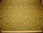 High Quality 100% Silk Damask Renaissance Classic Golden Olive Green Bronze