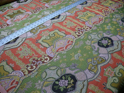 Clarence House Dragon Empress Woven Jacquard Pink Green By Yd MSRP USD 478/Y