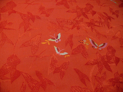 Scalamandre Papilio Coquelicot Butterfly Fil Coup MSRP USD 220/Y