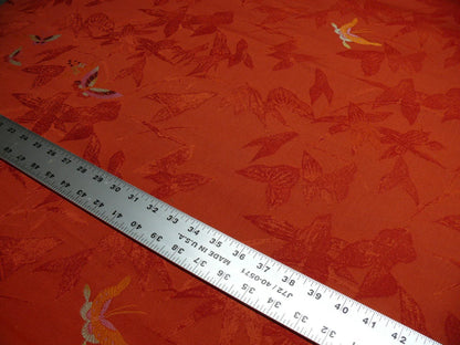 Scalamandre Papilio Coquelicot Butterfly Fil Coup MSRP USD 220/Y