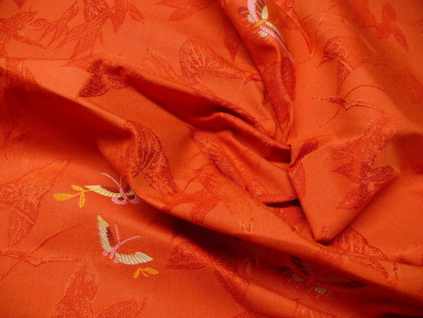 Scalamandre Papilio Coquelicot Butterfly Fil Coup MSRP USD 220/Y