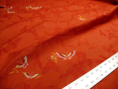 Scalamandre Papilio Coquelicot Butterfly Fil Coup MSRP USD 220/Y