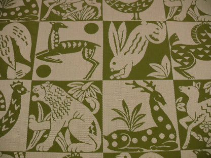 Clarence House "galeazzo" African Animal Epingle Green Lion Deer Dove Bird Hare Horse #1659