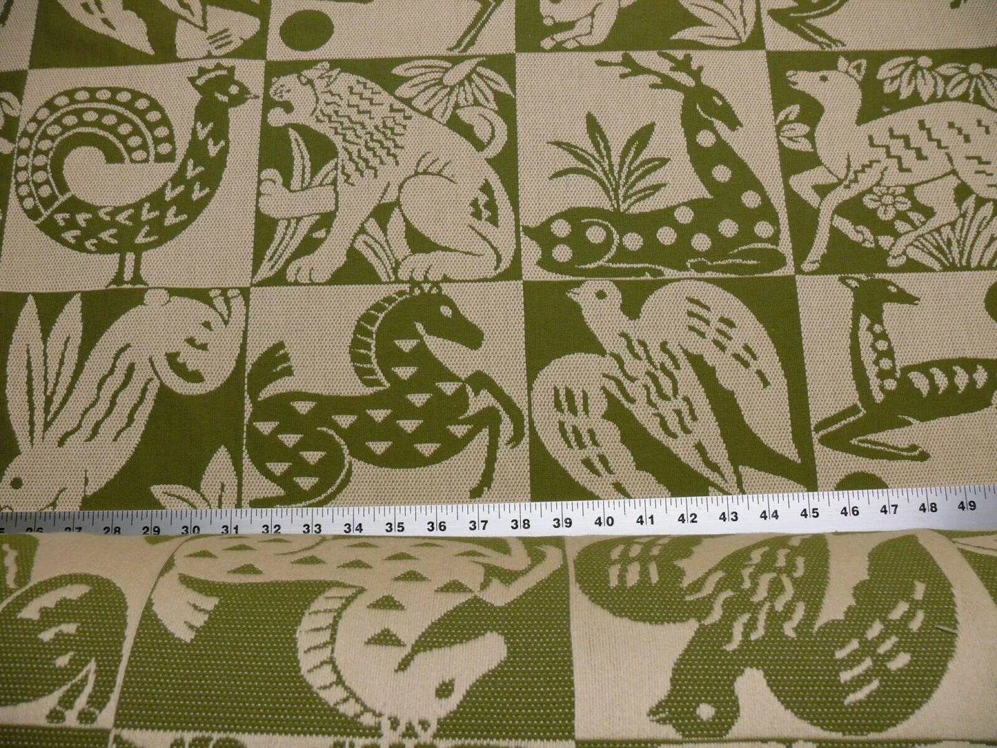 Clarence House "galeazzo" African Animal Epingle Green Lion Deer Dove Bird Hare Horse #1659