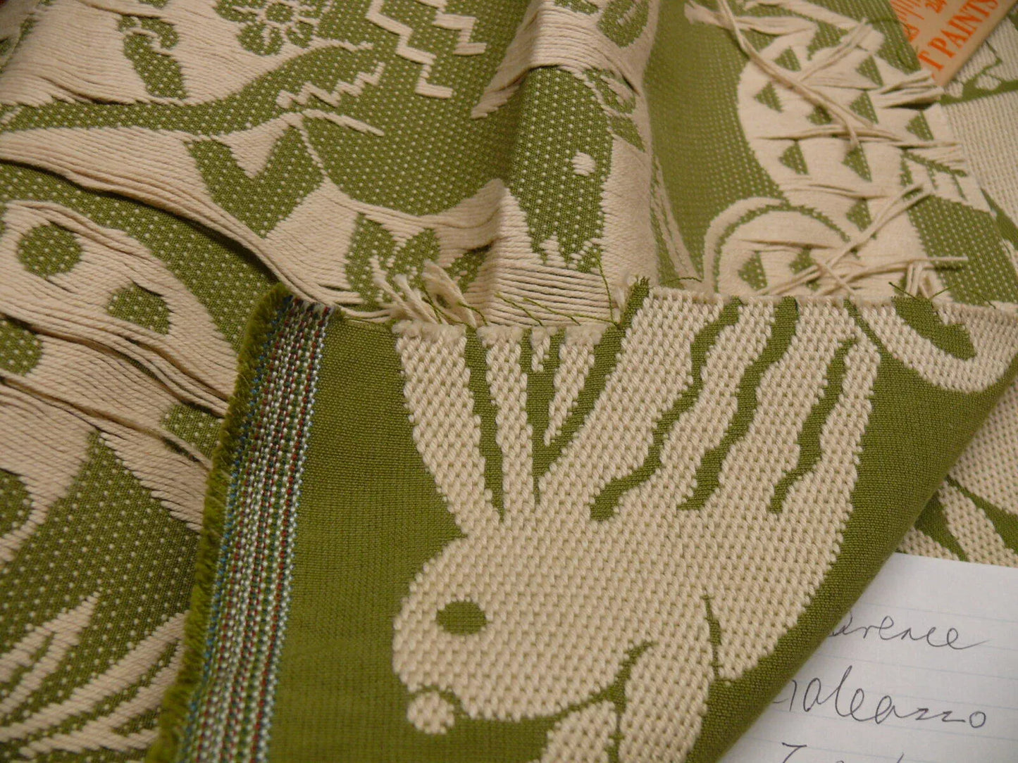 Clarence House "galeazzo" African Animal Epingle Green Lion Deer Dove Bird Hare Horse #1659