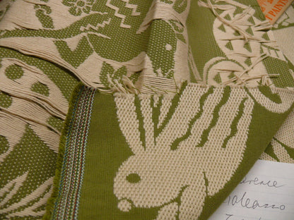 Clarence House "galeazzo" African Animal Epingle Green Lion Deer Dove Bird Hare Horse #1659