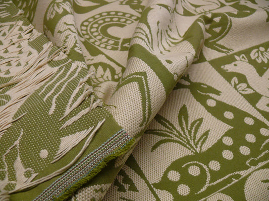 Clarence House "galeazzo" African Animal Epingle Green Lion Deer Dove Bird Hare Horse #1659