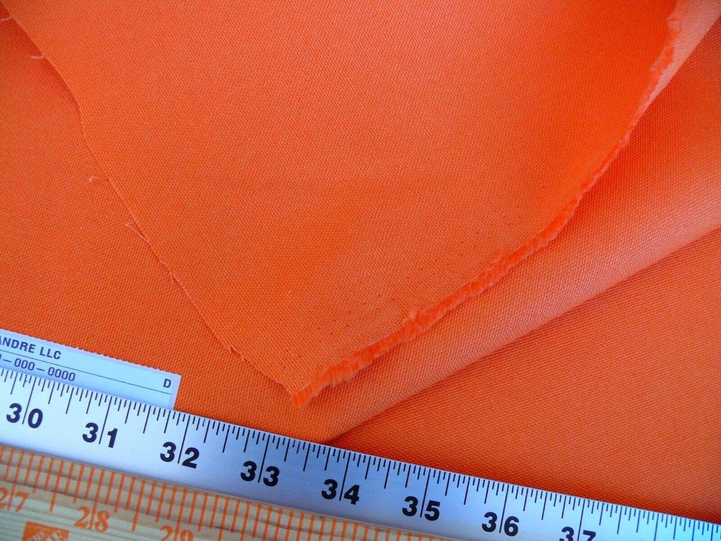 Scalamandre Panarea Arancio Orange Saturated Cotton Heavy MSRP USD 58/Y
