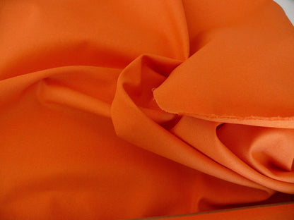 Scalamandre Panarea Arancio Orange Saturated Cotton Heavy MSRP USD 58/Y