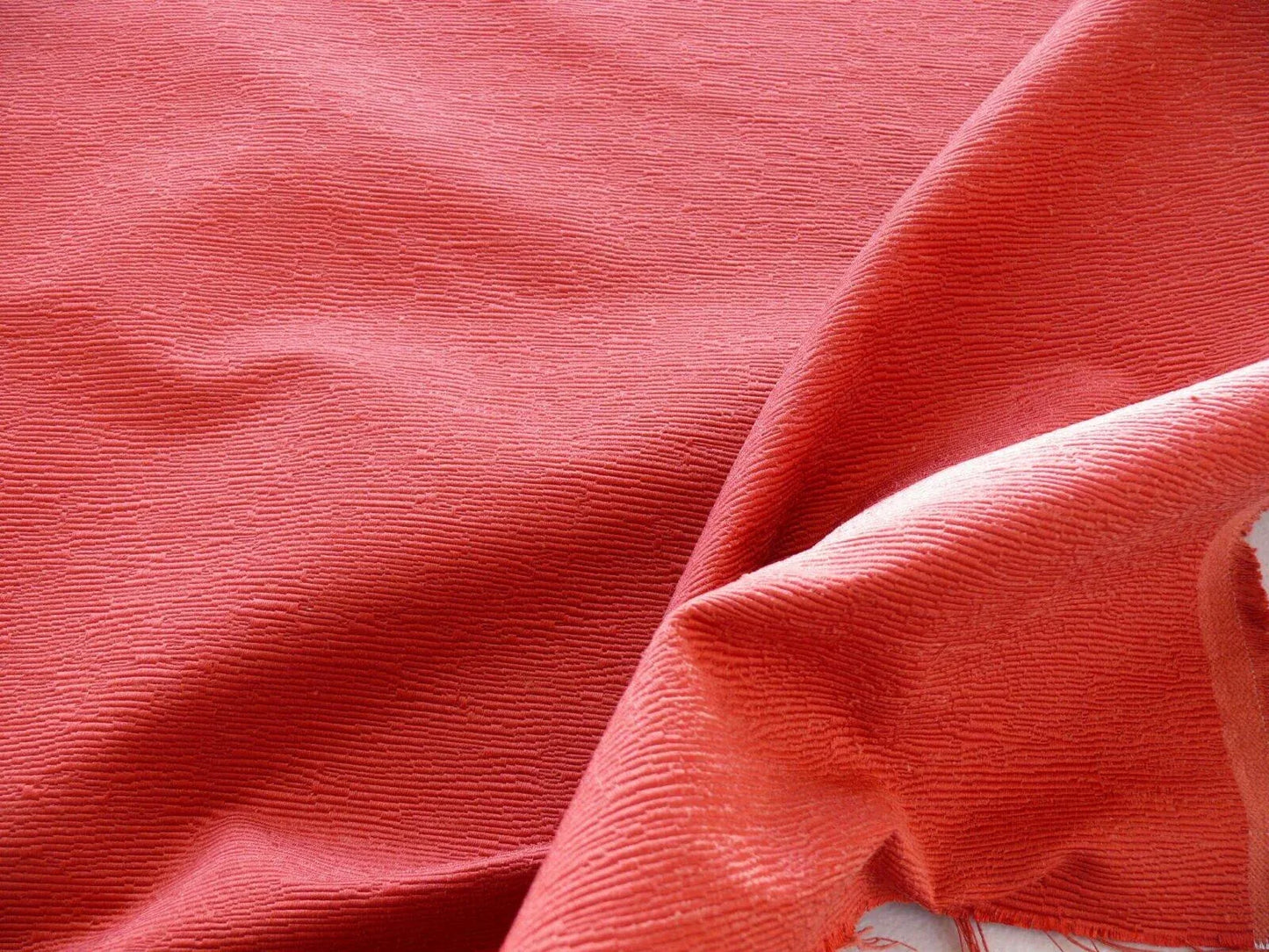 Scalamandre Breeze Coral Deep Pink Texture Heavy Texture MSRP USD 218/Y