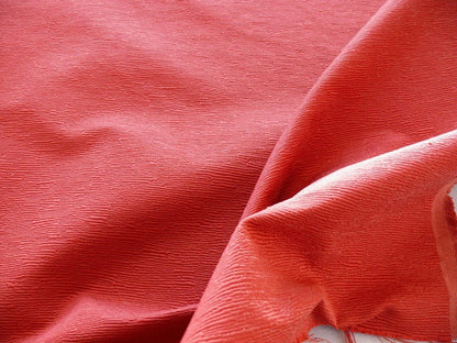 Scalamandre Breeze Coral Deep Pink Texture Heavy Texture MSRP USD 218/Y