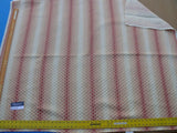 10 Berkbox37 Length Scalamandre Pisana Coral Pink Woven Daisy Ombre Stripe 1.2y MSRP USD 404/Y