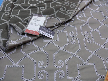 4 Berkbox41 Scalamandre Length Camondo Etain Gray White  2.4yard MSRP USD 440/yard