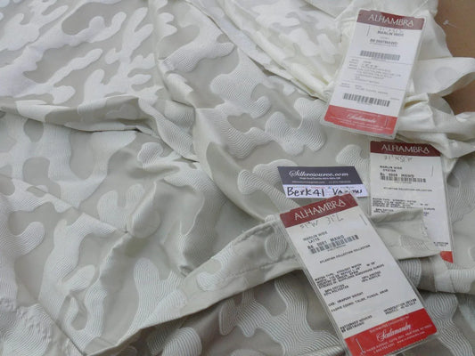 Scalamandre Marlin Wide Large Squares - Premium Upholstery or Drapery Fabric