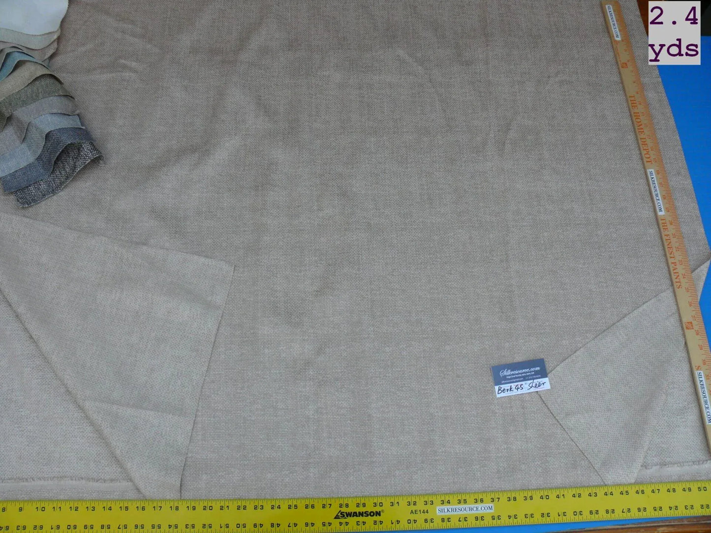 1 Berkbox45 Scalamandre 2.4 Yards "melody" Blush/nude