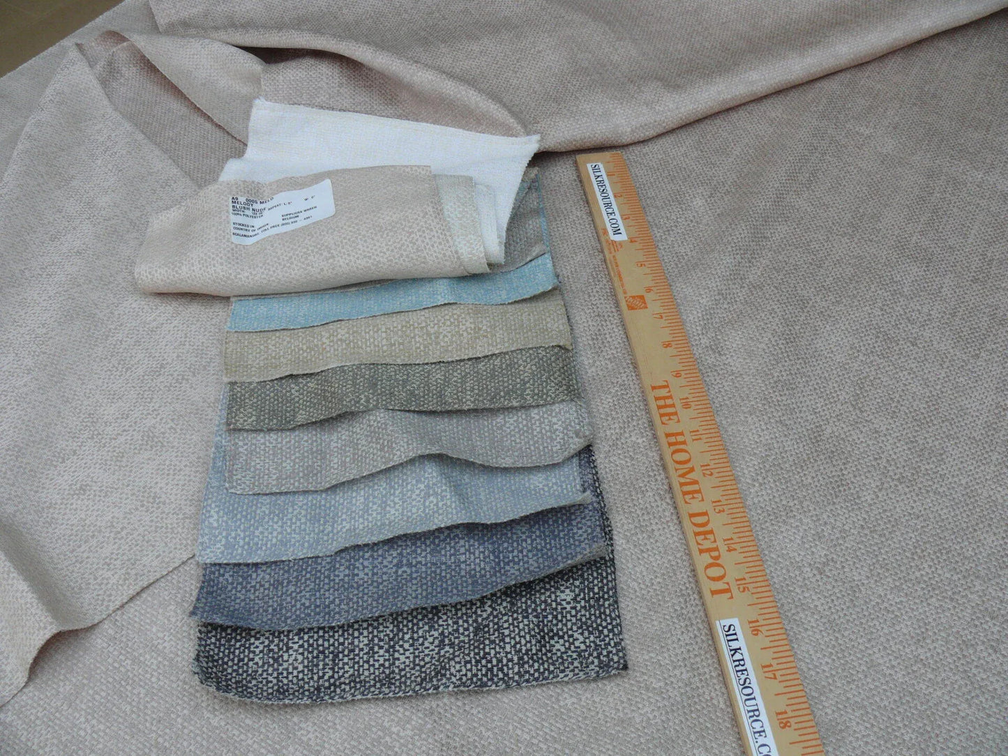 1 Berkbox45 Scalamandre 2.4 Yards "melody" Blush/nude