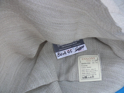 9 Berkbox45 Scalamandre 2.4 Yards Colony "roma" Avana, Linen Wool Blend MSRP USD470/Y
