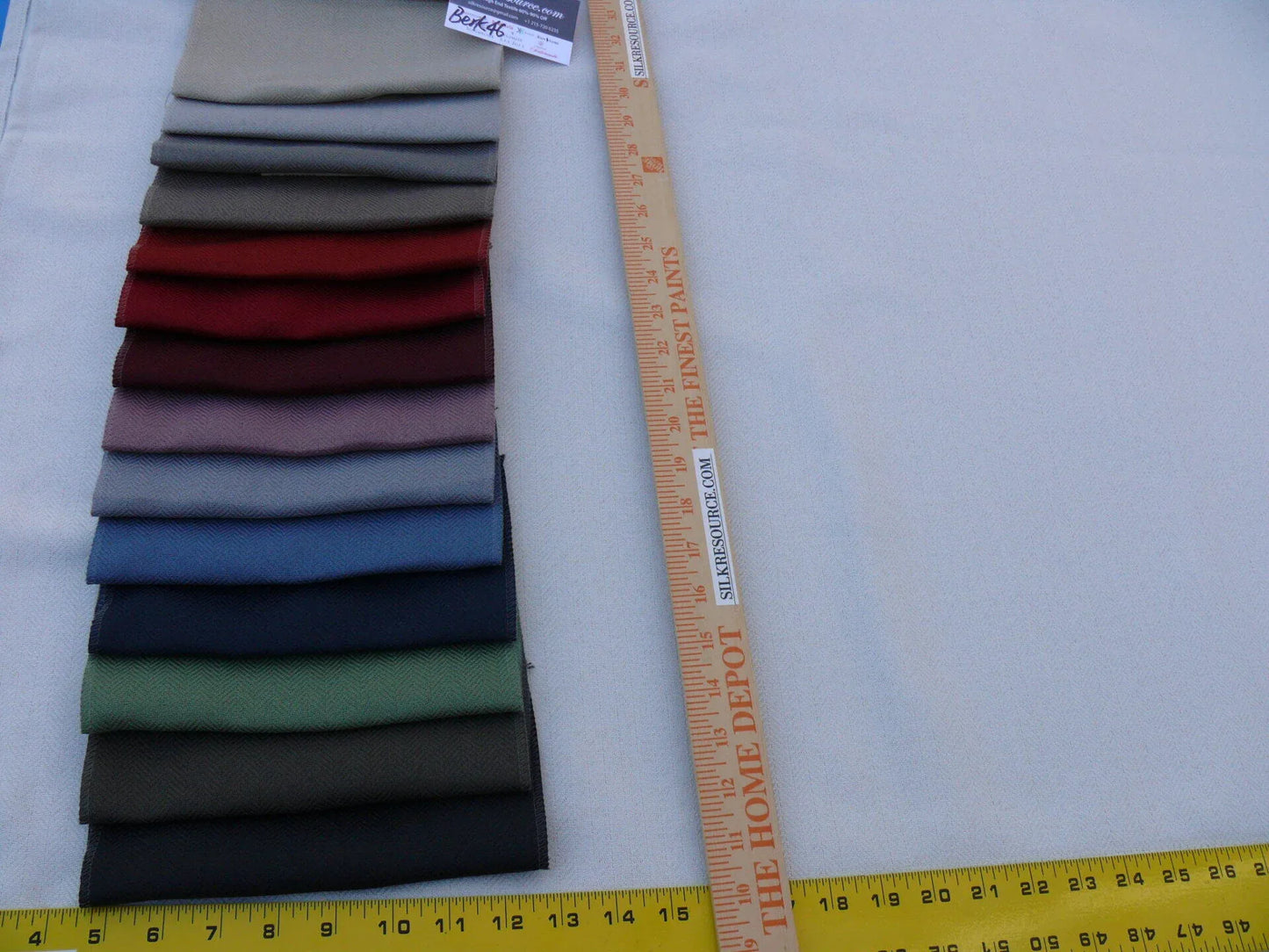 1 Berkbox46 Scalamandre 2.4 Yards "aretha" Off White Woven Design